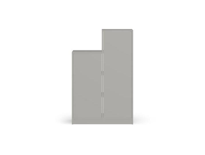 Asymmetrisches Bücherregal mit Türen Premium Dekore von PICKAWOOD