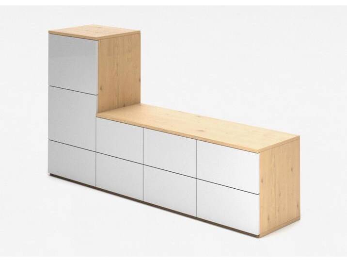 Asymmetrisches Sideboard nach Maß - Kommode mit vielen Optionen Birke Asymmetrisches Sideboard nach Maß - Kommode mit vielen Optionen Birke von PICKAWOOD