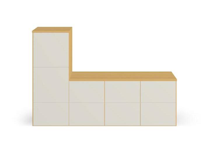 Asymmetrisches Sideboard nach Maß - Kommode mit vielen Optionen Buche Asymmetrisches Sideboard nach Maß - Kommode mit vielen Optionen Buche von PICKAWOOD