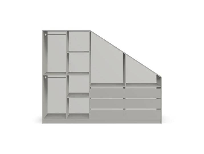Begehbarer Kleiderschrank unter Dachschrägen Premium Dekore Begehbarer Kleiderschrank unter Dachschrägen Premium Dekore von PICKAWOOD
