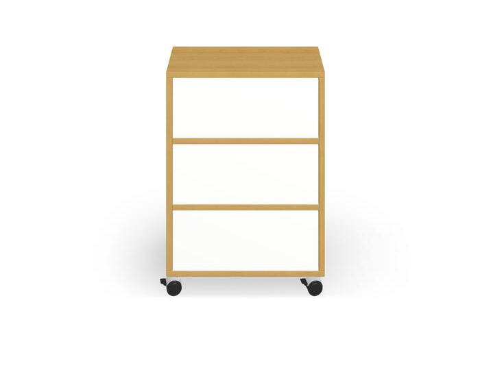 Beistellschrank mit Rollen nach Maß Echtholz Furnier von PICKAWOOD