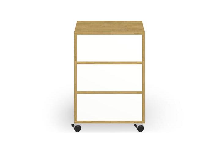 Beistellschrank mit Rollen nach Maß Eiche von PICKAWOOD