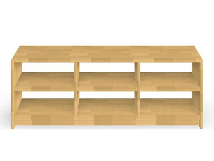 Breites Lowboard 30 cm tief Buche Breites Lowboard 30 cm tief Buche von PICKAWOOD