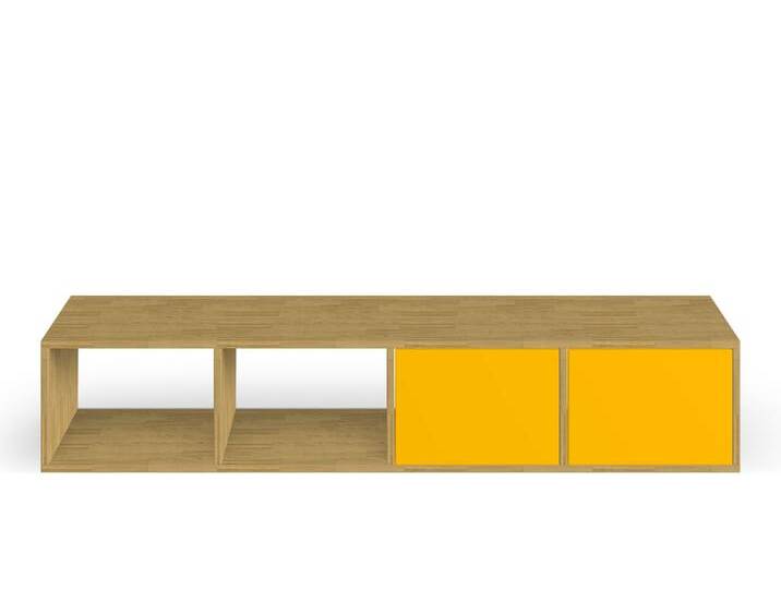 Breites Lowboard für TV Eiche von PICKAWOOD