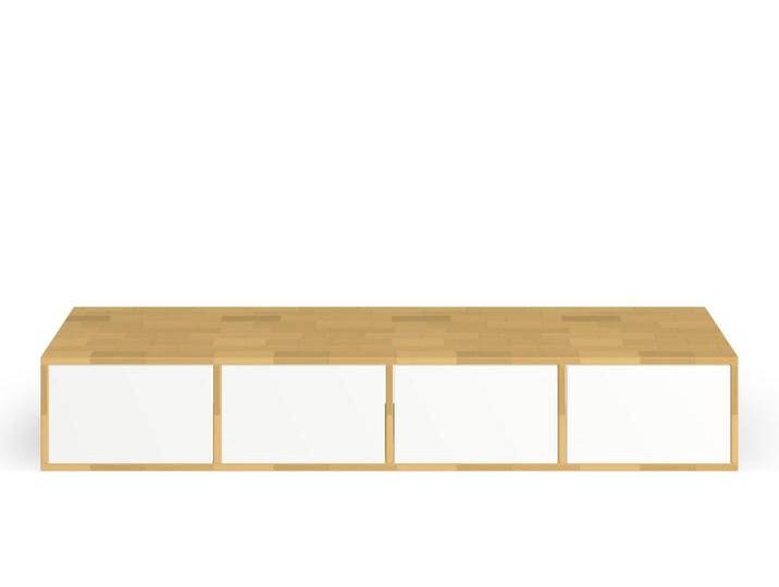 Breites Lowboard für TV - TV-Sideboard mit vielen Optionen Buche Breites Lowboard für TV - TV-Sideboard mit vielen Optionen Buche von PICKAWOOD