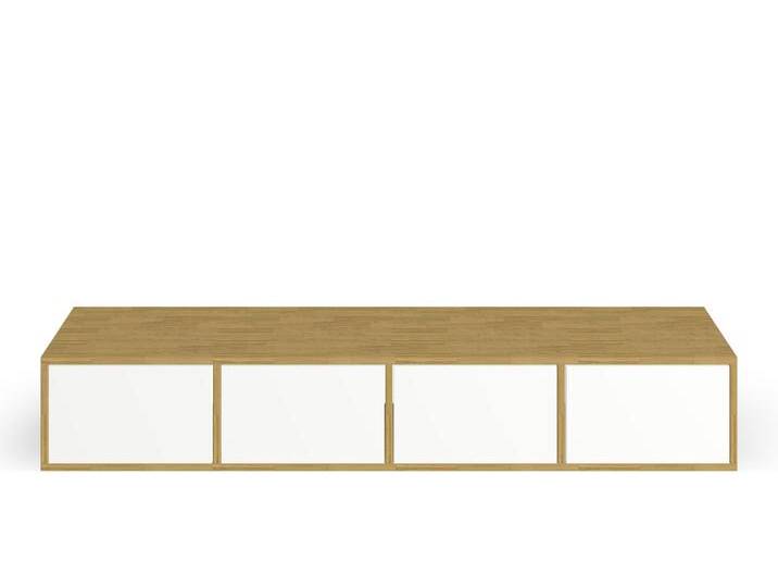 Breites Lowboard für TV - TV-Sideboard mit vielen Optionen Eiche Breites Lowboard für TV - TV-Sideboard mit vielen Optionen Eiche von PICKAWOOD