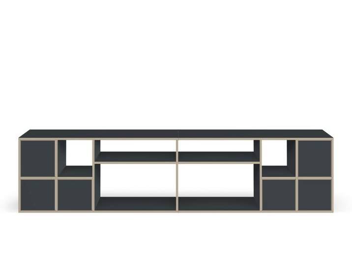 Breites Sideboard in Multiplex-Optik Premium Dekore Breites Sideboard in Multiplex-Optik Premium Dekore von PICKAWOOD