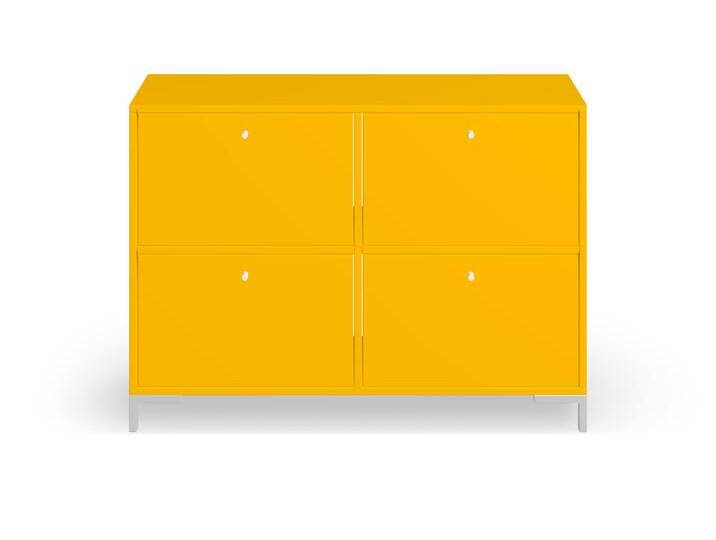 Gelbes Sideboard nach Maß MDF Lackiert von PICKAWOOD