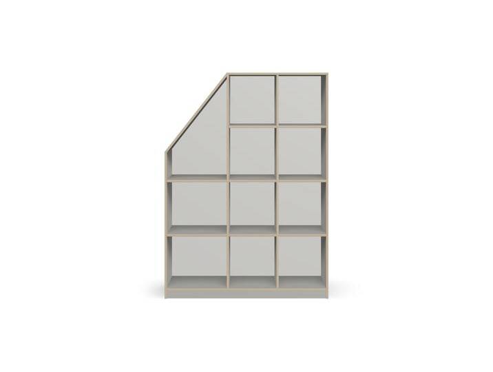 Grauer Dachschrägenschrank Premium Dekore von PICKAWOOD