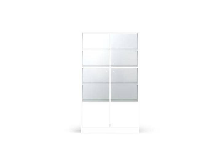 Großer Geschirrschrank mit Glastüren MDF Beschichtet von PICKAWOOD