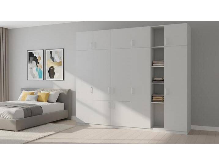 Großer Pickawood™ Kleiderschrank Premium Dekore von PICKAWOOD