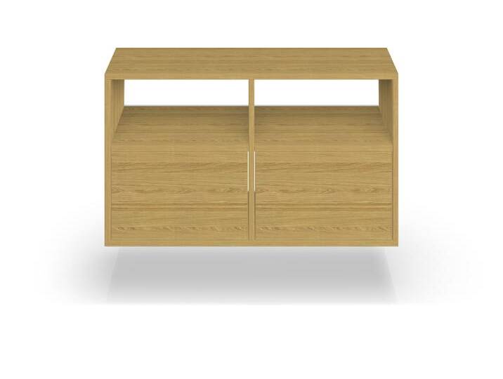 Hängende Anrichte aus Massivholz Eiche Hängende Anrichte aus Massivholz Eiche von PICKAWOOD