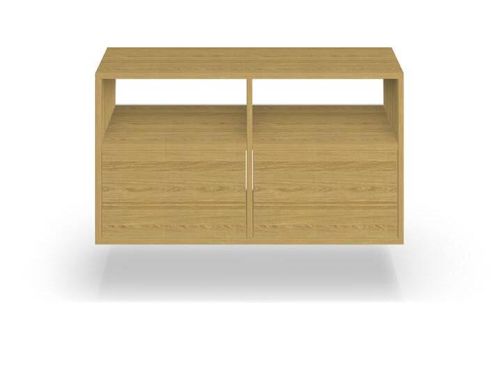 Hängende Anrichte aus Massivholz Eiche Hängende Anrichte aus Massivholz Eiche von PICKAWOOD