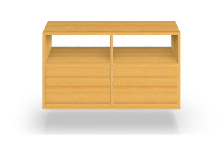 Hängende Anrichte aus Massivholz Erle Hängende Anrichte aus Massivholz Erle von PICKAWOOD