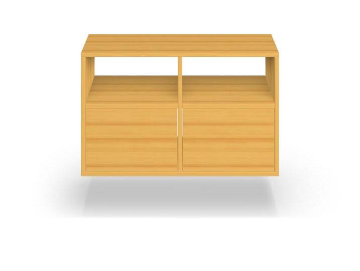 Hängende Anrichte aus Massivholz Erle Hängende Anrichte aus Massivholz Erle von PICKAWOOD