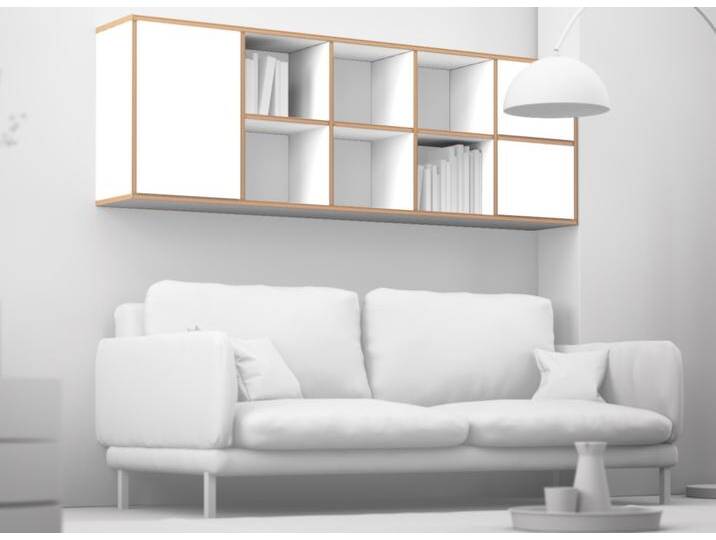 Hängeregal nach Maß - Wandschrank mit vielen Optionen Multiplex von PICKAWOOD