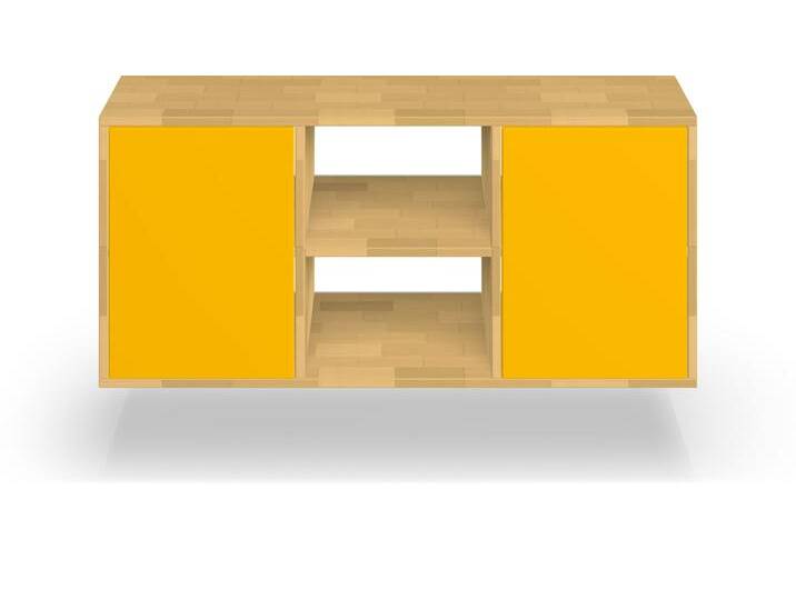 Hängesideboard nach Maß – diverse Materialien Buche von PICKAWOOD
