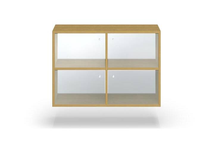 Hängevitrine aus Massivholz Eiche von PICKAWOOD