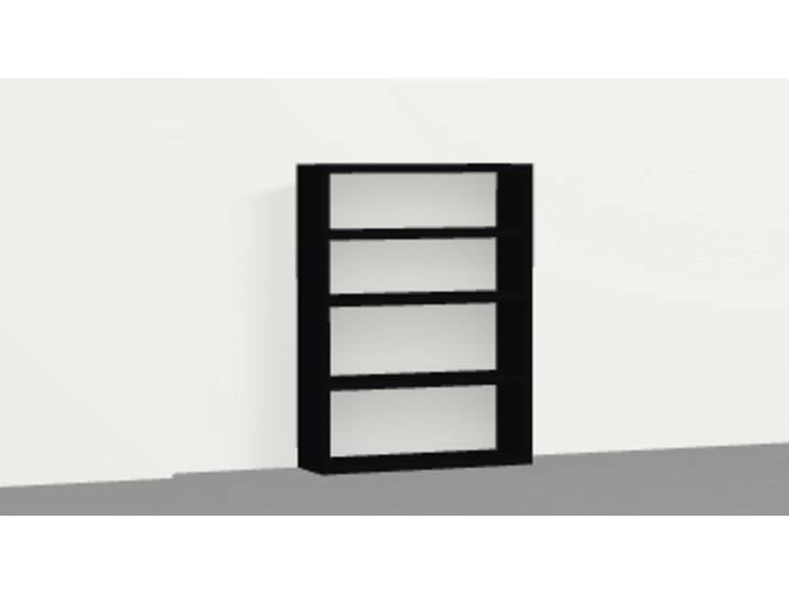 Hifi Rack schwarz MDF Lackiert von PICKAWOOD
