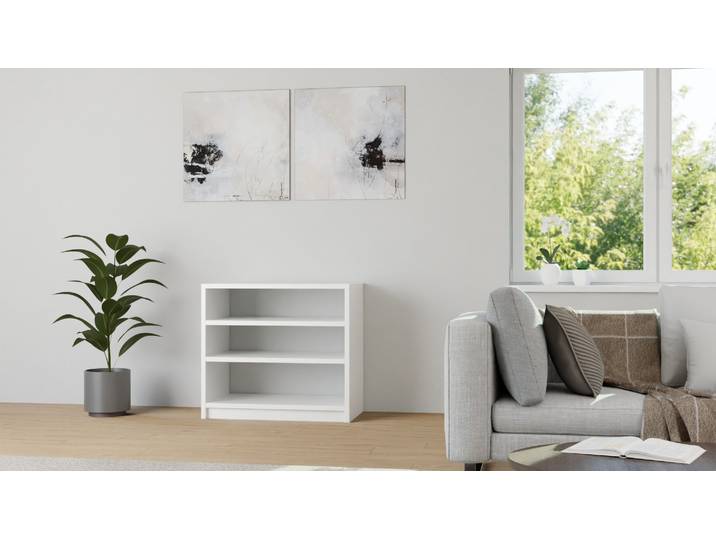 Hifi Rack weiß MDF Beschichtet von PICKAWOOD