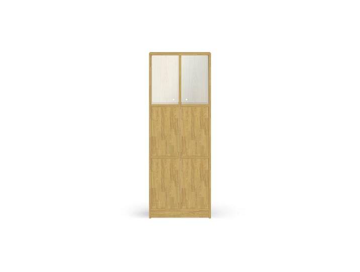 Highboard mit Glastüren Eiche von PICKAWOOD