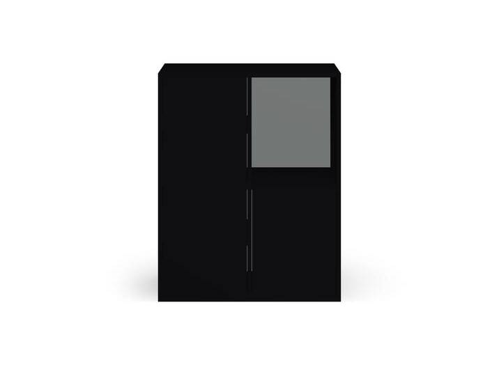 Highboard schwarz MDF Lackiert von PICKAWOOD