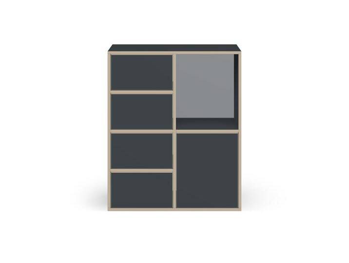 Highboard schwarz Premium Dekore Highboard schwarz Premium Dekore von PICKAWOOD