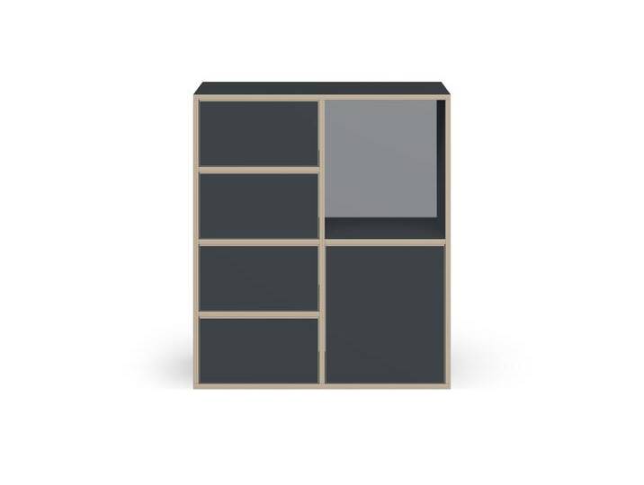 Highboard schwarz Premium Dekore von PICKAWOOD