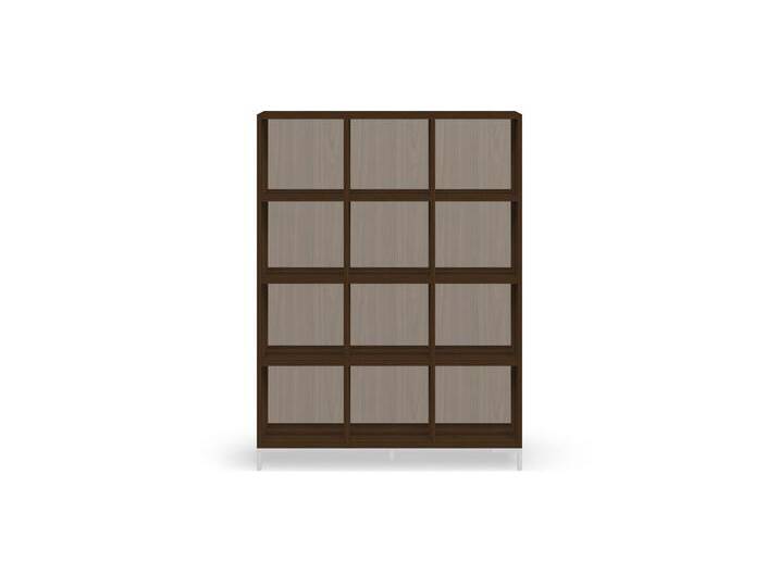 Hoher Aktenschrank nach Maß Echtholz Furnier von PICKAWOOD