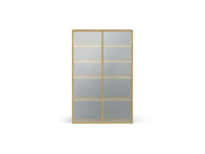 Klassische Vitrine nach Maß - Regal mit Glastüren Eiche von PICKAWOOD