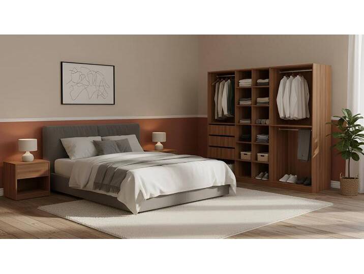 Kleiderschrank in Holzoptik Premium Dekore Kleiderschrank in Holzoptik Premium Dekore von PICKAWOOD