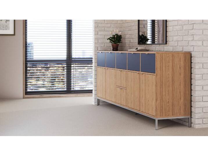 Kommode mit Materialmix - Massivholzkommode Kernbuche Kommode mit Materialmix - Massivholzkommode Kernbuche von PICKAWOOD