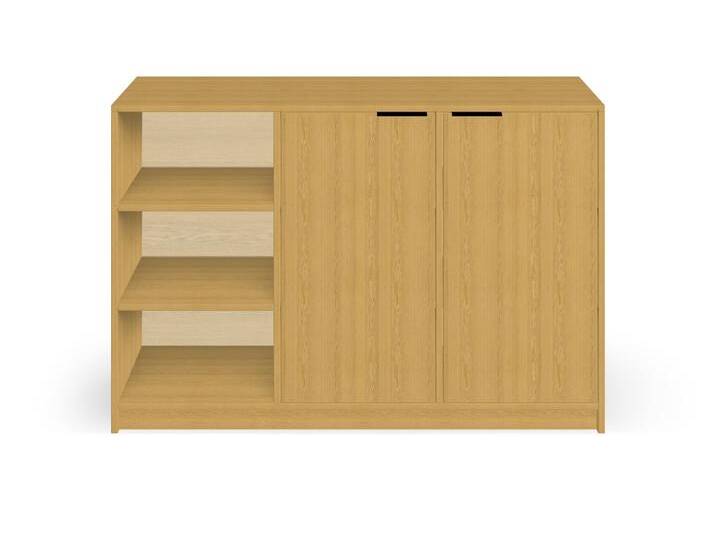 Küchenschrank nach Maß Echtholz Furnier von PICKAWOOD