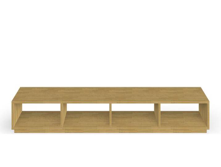 Langes Lowboard aus Massivholz nach Maß Eiche von PICKAWOOD