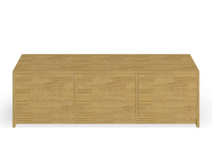 Lowboard mit Türen aus Massivholz Eiche von PICKAWOOD