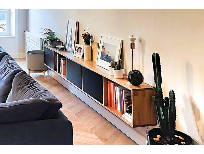 Lowboard mit Wandhalterung – TV-Board - Wandkommode Eiche Lowboard mit Wandhalterung – TV-Board - Wandkommode Eiche von PICKAWOOD