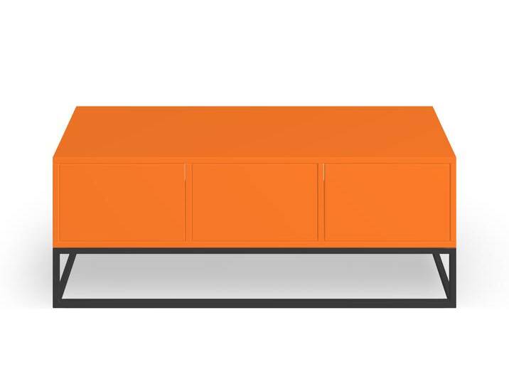 Lowboard nach Maß - Orange - Als Kommode o. Sideboard mit vielen Optionen MDF Lackiert von PICKAWOOD