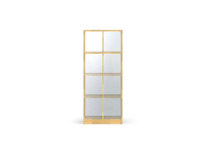 Maßgefertigte Vitrine Buche von PICKAWOOD
