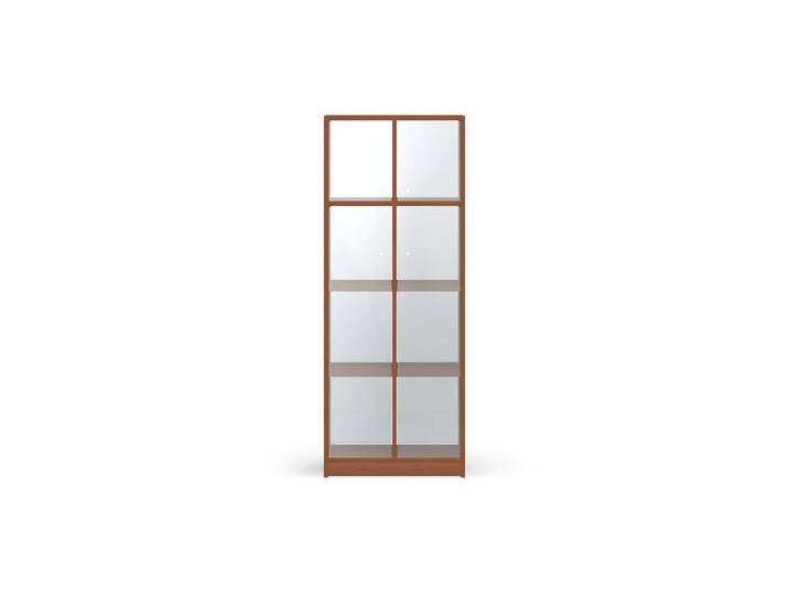Maßgefertigte Vitrine Echtholz Furnier von PICKAWOOD