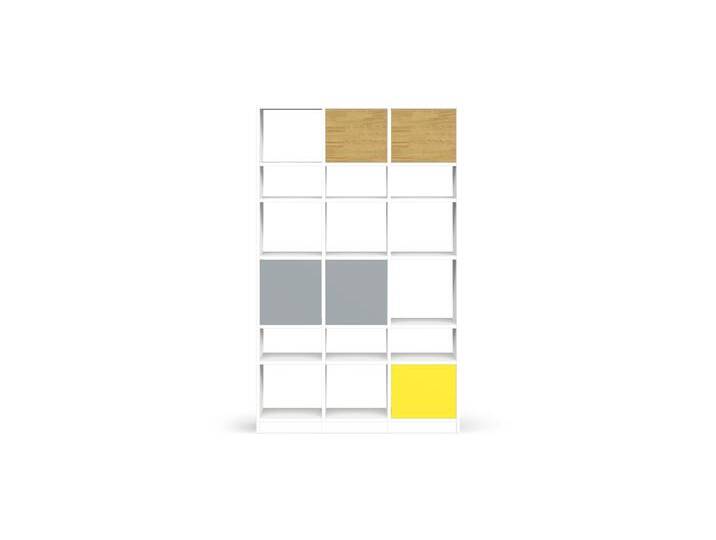 Modernes Bücherregal - Regal mit Türen MDF Beschichtet von PICKAWOOD