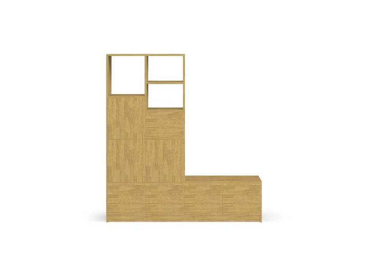 Modernes Regalsystem Eiche von PICKAWOOD