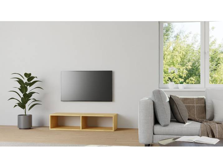 Niedriges Hifi-Rack Buche von PICKAWOOD