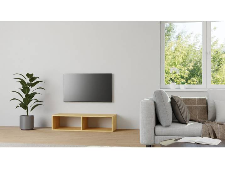 Niedriges Hifi-Rack Buche von PICKAWOOD