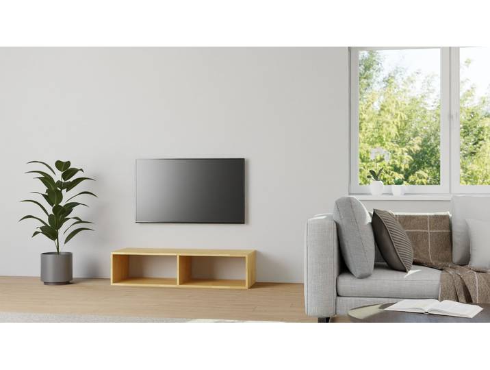 Niedriges Hifi-Rack Buche von PICKAWOOD