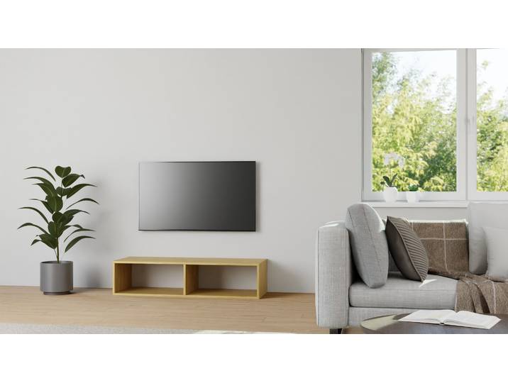 Niedriges Hifi-Rack Eiche Niedriges Hifi-Rack Eiche von PICKAWOOD