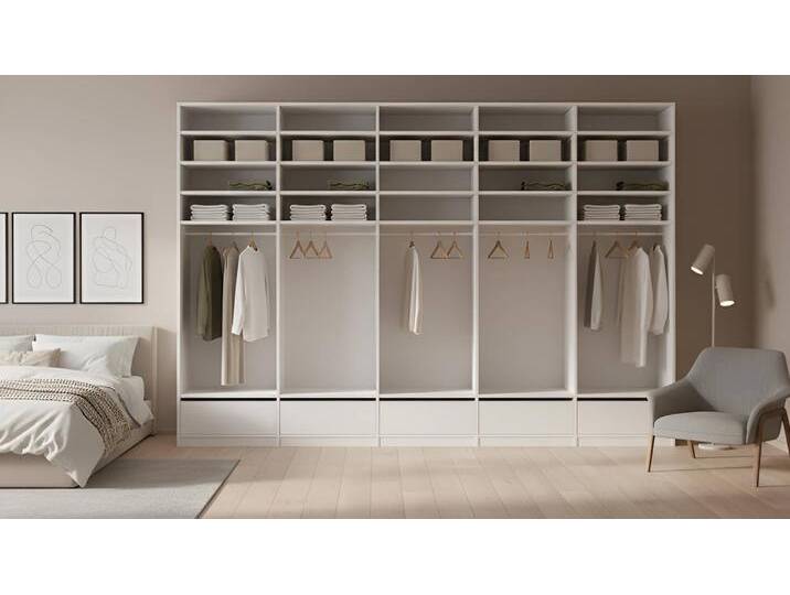 Offener Kleiderschrank nach Maß Premium Dekore Offener Kleiderschrank nach Maß Premium Dekore von PICKAWOOD