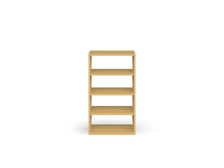 Offenes Highboard aus Holz Buche von PICKAWOOD