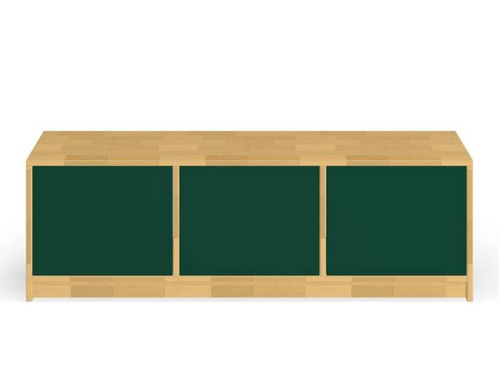 Phonomöbel mit Klapptüren Buche von PICKAWOOD