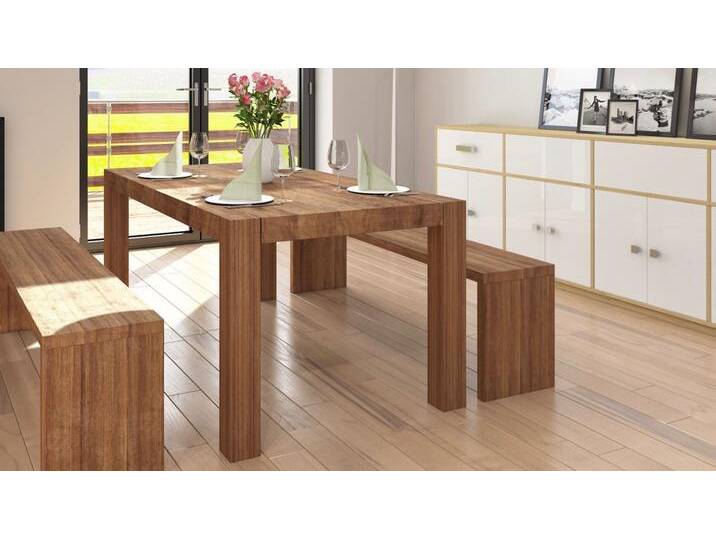 Pickawood™ Esstisch aus Massivholz Eiche geräuchert von PICKAWOOD