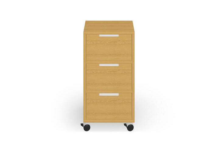 Rollcontainer aus Echtholz Furnier Echtholz Furnier von PICKAWOOD